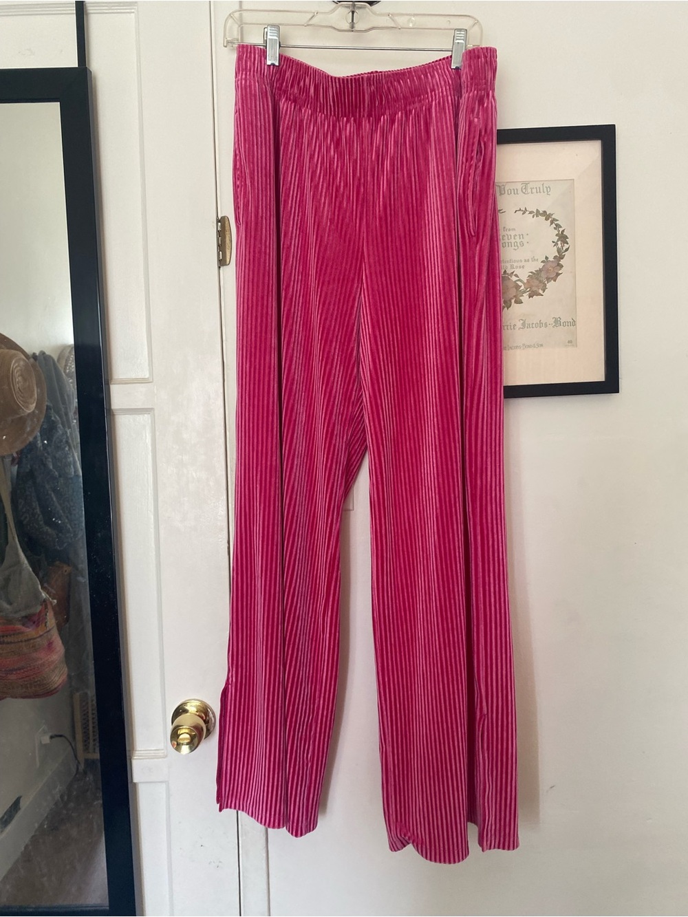 Colsie ribbed velour pants